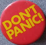 Don't panic pin